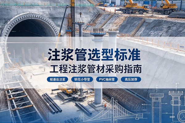 汉滨注浆管选型标准